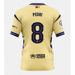 Lacne Muži Futbalové dres Barcelona Pedri Gonzalez #8 2025-26 Krátky Rukáv - Preč